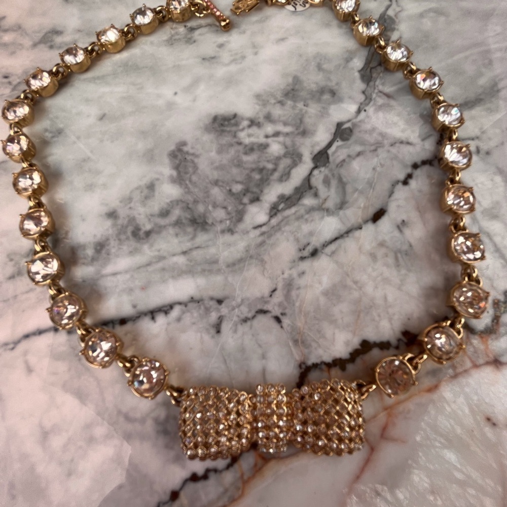 Ann Taylor necklace bow necklace - Picture 7 of 12